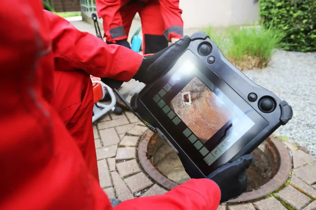 Professionelle TV-Inspektion zur Kontrolle bei der Kanalreinigung – Salzgitter